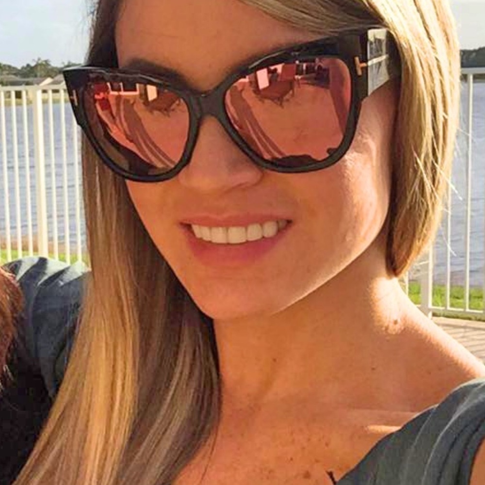 Tom Ford Black and Pink Sunglasses